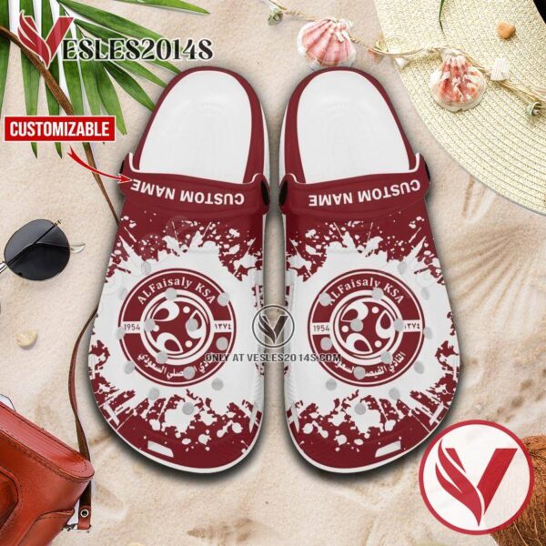 Al-Faisaly Logo Custom Crocs Clogs, Unique Footwear For Fans 1