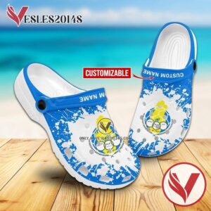 Al Gharafa Logo Custom Crocs Clogs, Unique Footwear For Fans