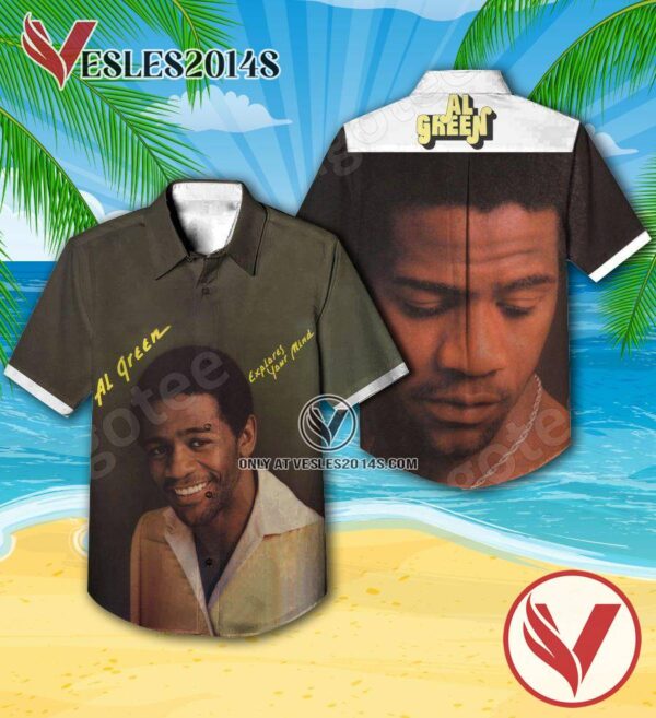 Al Green Explores Your Mind Album Cover Hawaiian Shirt, Unique Gifts For Music Lovers - Vesles2014S