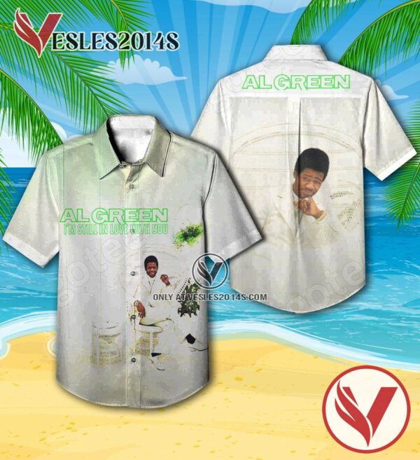 Al Green I’m Still In Love With You Album Cover White Hawaiian Shirt, Unique Gifts For Music Lovers - Vesles2014S