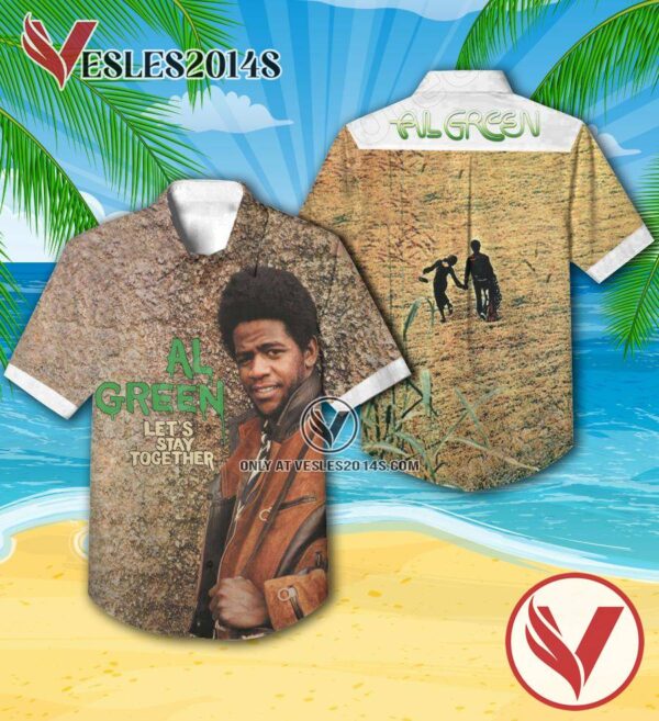 Al Green Let’s Stay Together Album Cover Hawaiian Shirt, Unique Gifts For Music Lovers - Vesles2014S
