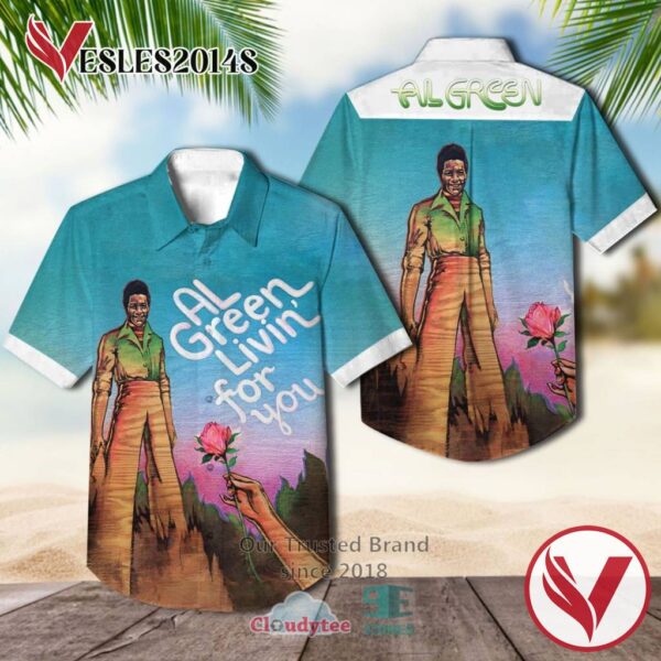 Al Green Livin' For You 1973 Casual Hawaiian Shirt, Best Gifts For Summer Vesles2014S 1