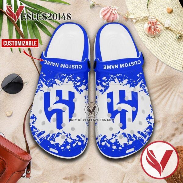 Al-Hilal Logo Custom Crocs Clogs, Unique Footwear For Fans 1