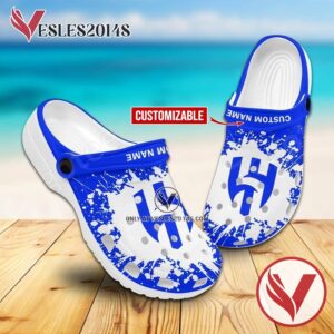 Al-Hilal Logo Custom Crocs Clogs, Unique Footwear For Fans