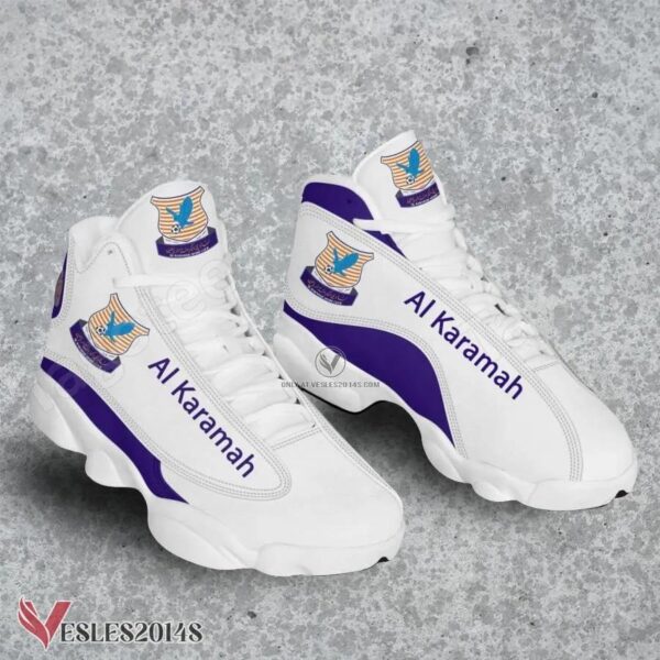Al Karamah Logo Club Air Jordan 13 Shoes, Best Sneaker Gifts For Fans - Vesles2014s 1