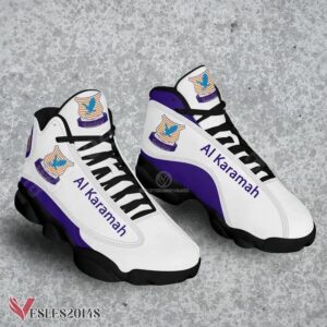 Al Karamah Logo Club Air Jordan 13 Shoes, Best Sneaker Gifts For Fans - Vesles2014s