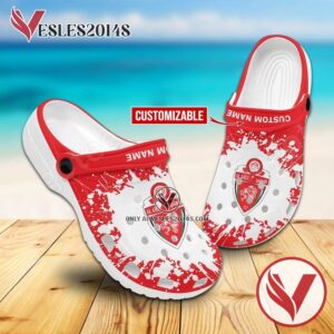 Al Khaleel Logo Custom Crocs Clogs, Unique Footwear For Fans