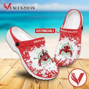 Al Rayyan Logo Custom Crocs Clogs, Unique Footwear For Fans