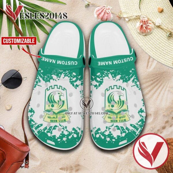 Al-Seeb Club Logo Custom Crocs Clogs, Unique Footwear For Fans 1