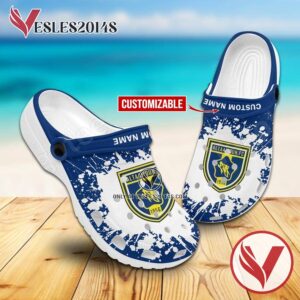 Al-Taawon Logo Custom Crocs Clogs, Unique Footwear For Fans