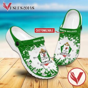 Al Wehdat Logo Custom Crocs Clogs, Unique Footwear For Fans