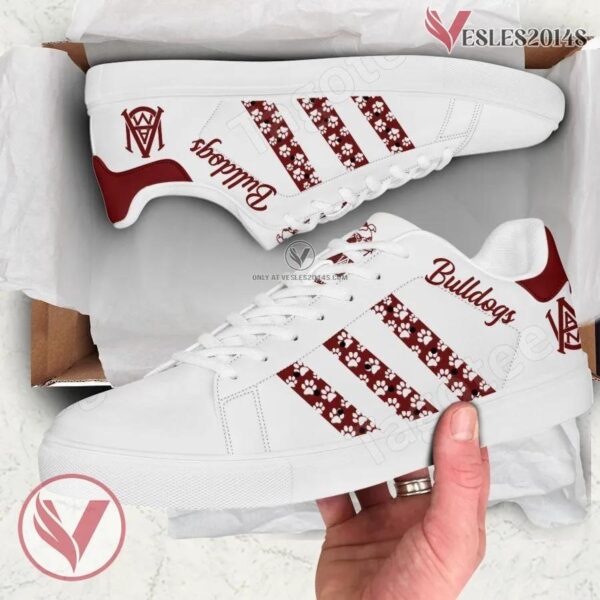 Alabama A&M Bulldogs Print Stan Smith Shoes, Best Sneaker For Fans - Vesles2014s 1