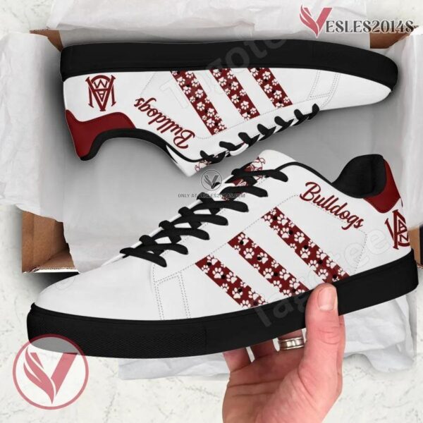 Alabama A&M Bulldogs Print Stan Smith Shoes, Best Sneaker For Fans - Vesles2014s
