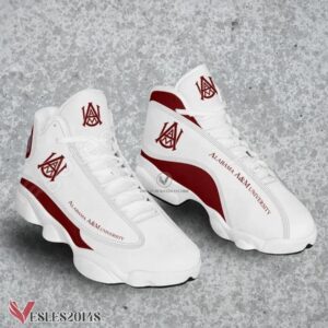 Alabama Agricultural and Mechanical University Logo Air Jordan 13 Shoes, Best Sneaker Gifts For Fans - Vesles2014s