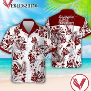 Alabama Agricultural and Mechanical University Logo Hawaiian Suit, Perfect Gifts Idea In Holiday - Vesles2014S 1