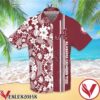 Alabama Crimson Tide Flowery Garnet Hawaiian Shirt And Short, Unique Gifts For Friends - Vesles2014S 1