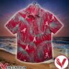 Alabama Crimson Tide Leaf Print Red Hawaiian Shirt, Unique Gifts For Friends - Vesles2014S 1