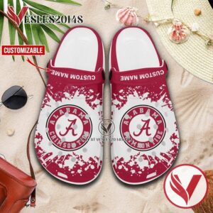 Alabama Logo Custom Crocs Clogs, Unique Footwear For Fans 1