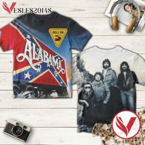 Alabama Roll On Album Cover Shirt, Perfect Gifts For Music Lovers - Vesles2014S