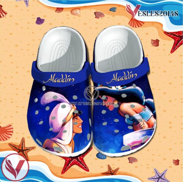 Aladdin Crocs Clog Shoes Style 2, Unique Gift From  Vesles2014S