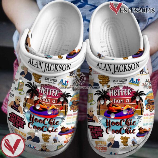 Alan Jackson Music Crocs Crocband Clogs Shoes, Unique Gifts For Fans Style 2 - Vesles2014S