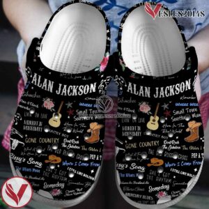 Alan Jackson Singer Music Crocs Crocband Clogs Shoes, Unique Gifts For Fans Style 1 - Vesles2014S
