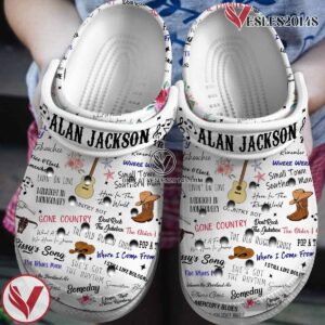 Alan Jackson Singer Music Crocs Crocband Clogs Shoes, Unique Gifts For Fans Style 2 - Vesles2014S