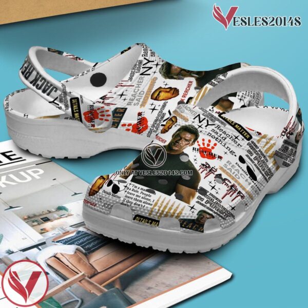 Alan Ritchson Jack Reacher Music Crocs Crocband Clogs Shoes, Unique Gifts For Fans - Vesles2014S 2