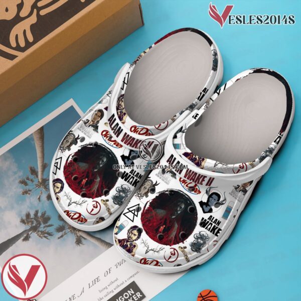 Alan Wake 2 Movie Crocs Crocband Clogs Shoes Comfortable For Men Women and Kids - Vesles2014S 2
