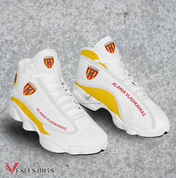 Alania Vladikavkaz Logo Air Jordan 13 Shoes, Best Sneaker Gifts For Fans - Vesles2014s