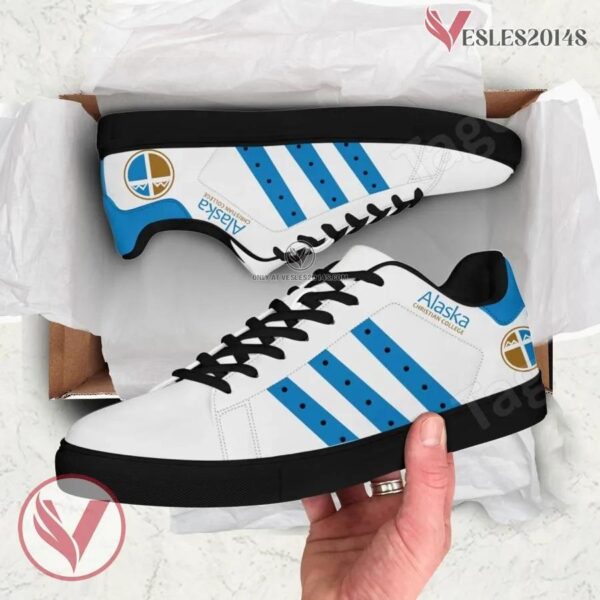 Alaska Christian College Print Stan Smith Shoes, Unique Sneaker For Fans - Vesles2014s 1