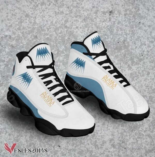 Alaska Pacific University Logo Air Jordan 13 Shoes, Best Sneaker Gifts For Fans - Vesles2014s 1