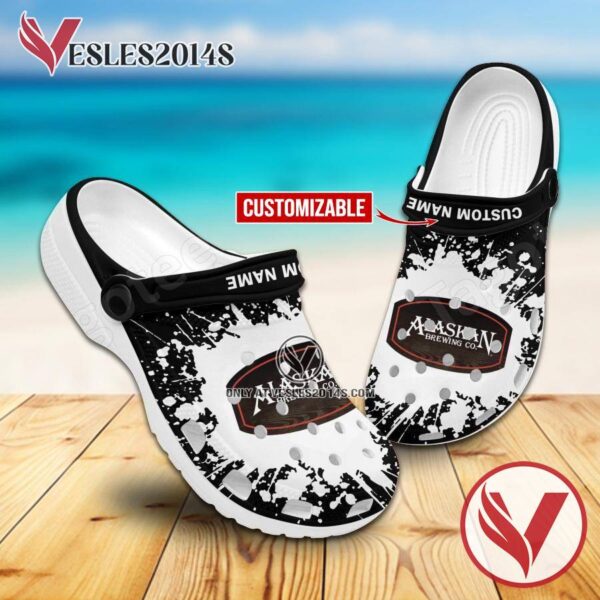 Alaskan Brewing Logo Crocs Clogs, Unique Footwear For Fans