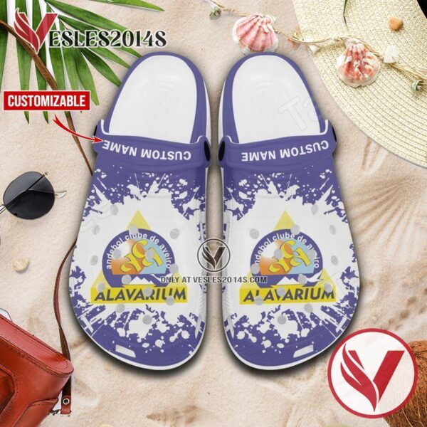 Alavarium Love Tiles Handball Club Crocs Clogs, Unique Footwear For Fans 1