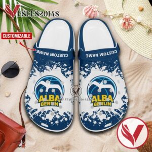 Alba Berlin Logo Crocs Clogs, Unique Footwear For Fans 1
