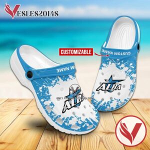 Alba Fehervar Logo Crocs Clogs, Unique Footwear For Fans