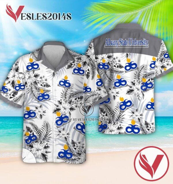 Albany State University Logo Hawaiian Suit, Unique Outfit For Fans - Vesles2014S 1