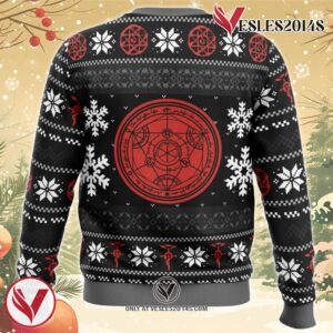 Alchemy Crossing Fullmetal Alchemist Ugly Christmas Sweater, Unique Christmas Gift For Fans - Vesles2014S 1