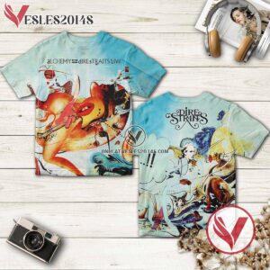 Alchemy Dire Straits Live Album Cover Shirt Style 2, Unique Gifts For Music Lovers - Vesles2014S
