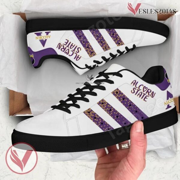 Alcorn State Braves Print Stan Smith Shoes, Best Sneaker For Fans - Vesles2014s