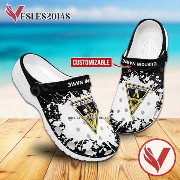 Alemannia Aachen Custom Crocs Clogs, Unique Footwear For Fans