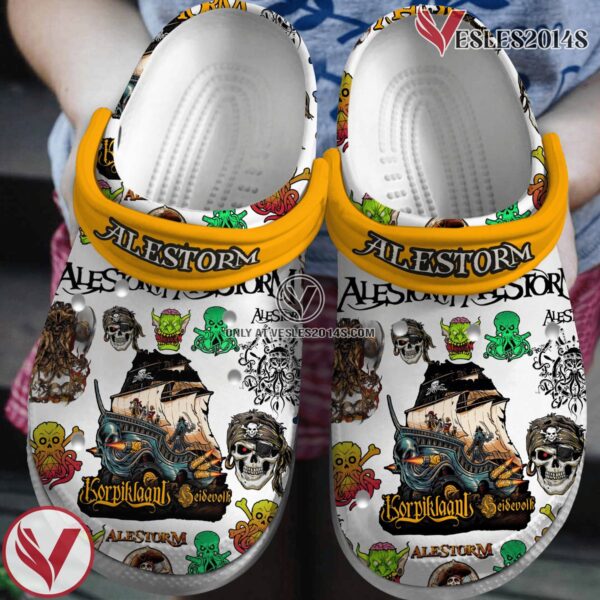 Alestorm Music Crocs Crocband Clogs Shoes, Unique Gifts For Fans Style 1 - Vesles2014S