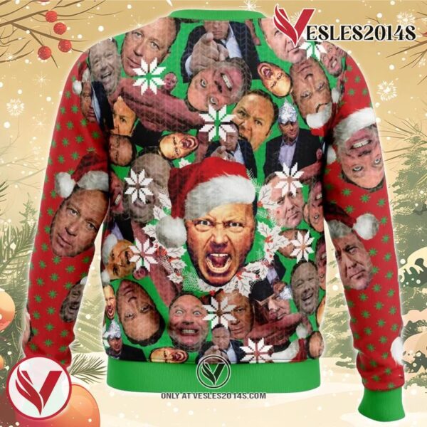 Alex Jones Ugly Christmas Sweater, Unique Christmas Gift For Fans - Vesles2014S 1
