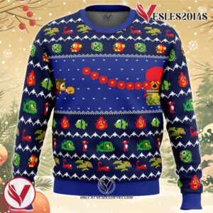 Alex Kidd In Christmas World Ugly Christmas Sweater, Unique Christmas Gift For Fans - Vesles2014S