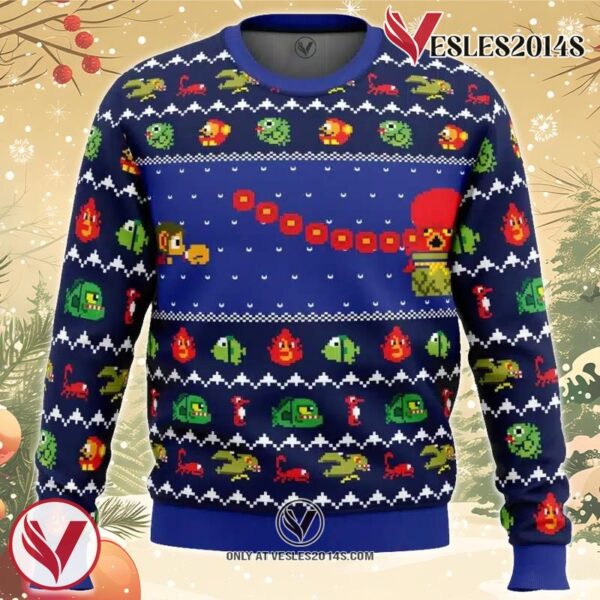 Alex Kidd In Christmas World Ugly Christmas Sweater, Unique Christmas Gift For Fans - Vesles2014S