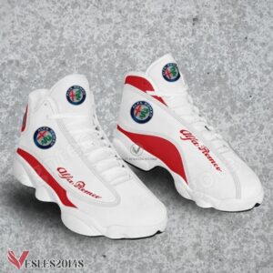 Alfa Romeo Logo Air Jordan 13 Shoes, Best Sneaker Gifts For Fans - Vesles2014s