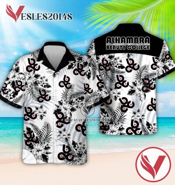Alhambra Beauty College Logo Hawaiian Suit, Unique Outfit For Fans - Vesles2014S 1