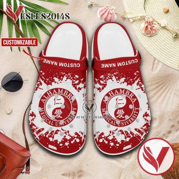 Alhambra Medical University Crocs Clogs, Unique Footwear For Fans 1