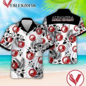 Alhambra Medical University Logo Hawaiian Suit, Unique Outfit For Fans - Vesles2014S 1