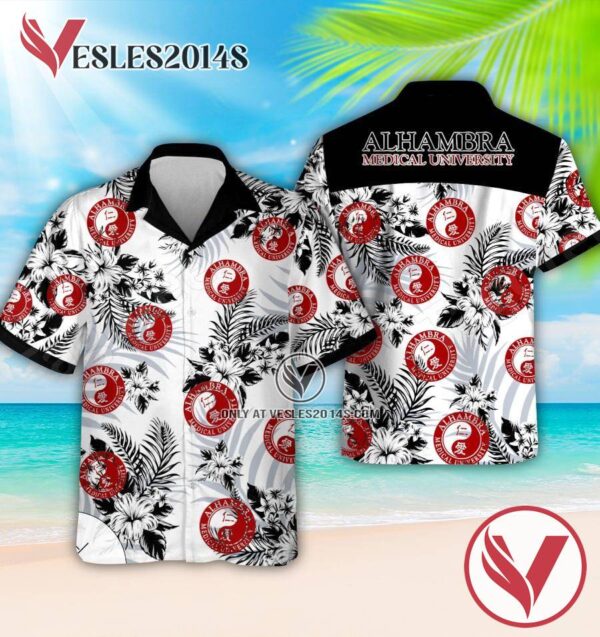 Alhambra Medical University Logo Hawaiian Suit, Unique Outfit For Fans - Vesles2014S 1